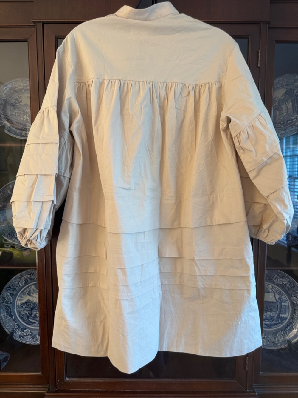 Pomander Place Cream Tiered-Sleeve Tunic Tuckernuck - Picture 4 of 6